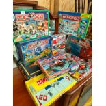 Large lot of monopoly games unchecked