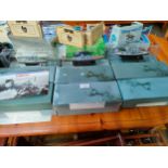 Large selection of ship models