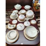 Large Hammersley 1900s dinner ware together with odd dinner ware