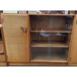 Meredew style cabinet with glass doors and cupboard