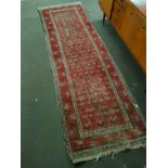 Large antique Hall way Rug runner