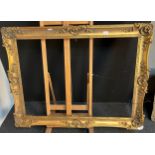 Large and heavy antique moulded gilt frame. [Frame- 93x125cm]