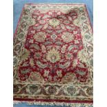Made in Egypt- Royal Agra New Zealand wool highly decorative carpet. [280x210cm]