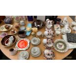 A Large collection of collectables to include Royalty ware, tea sets and various dishes etc