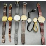 Collection of vintage Gent's and ladies watches to include Aurore watch- incabloc Ebauche Suisse-