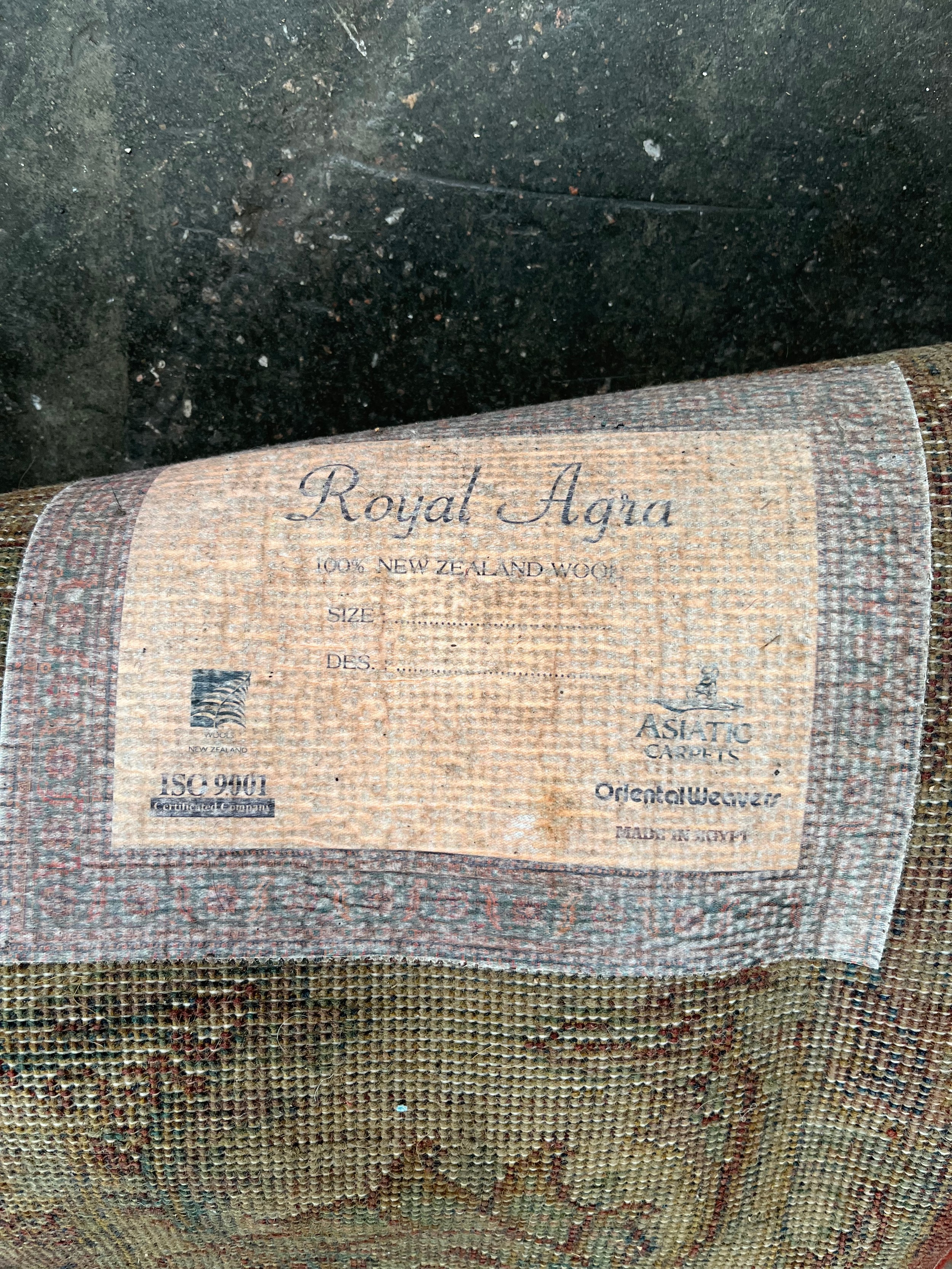 Made in Egypt- Royal Agra New Zealand wool highly decorative carpet. [280x210cm] - Image 5 of 5