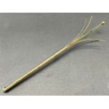 Birmingham 9ct yellow gold swizzle stick [8.5cm in length] [5.29grams]