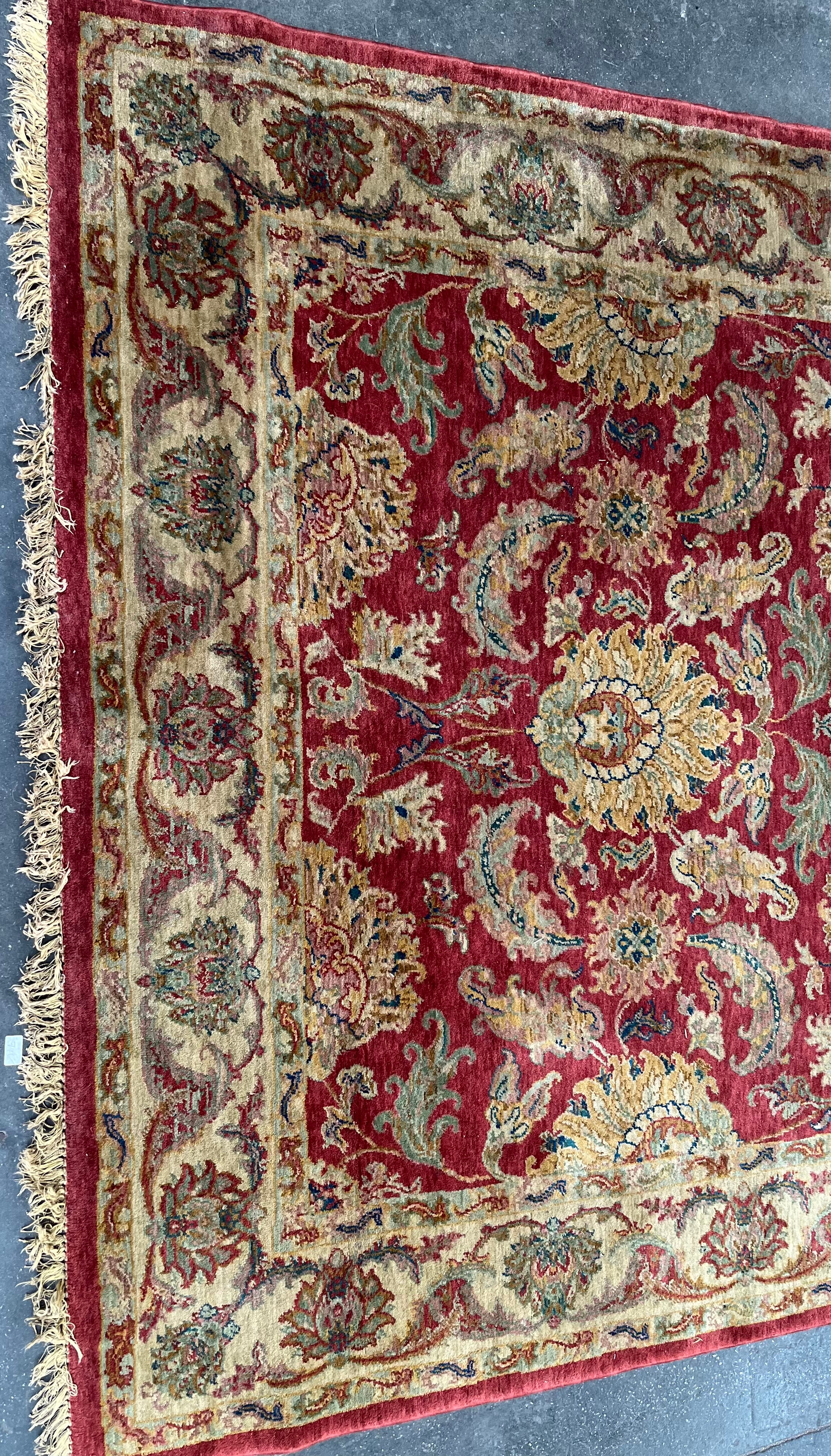 Made in Egypt- Royal Agra New Zealand wool highly decorative carpet. [280x210cm] - Image 2 of 5