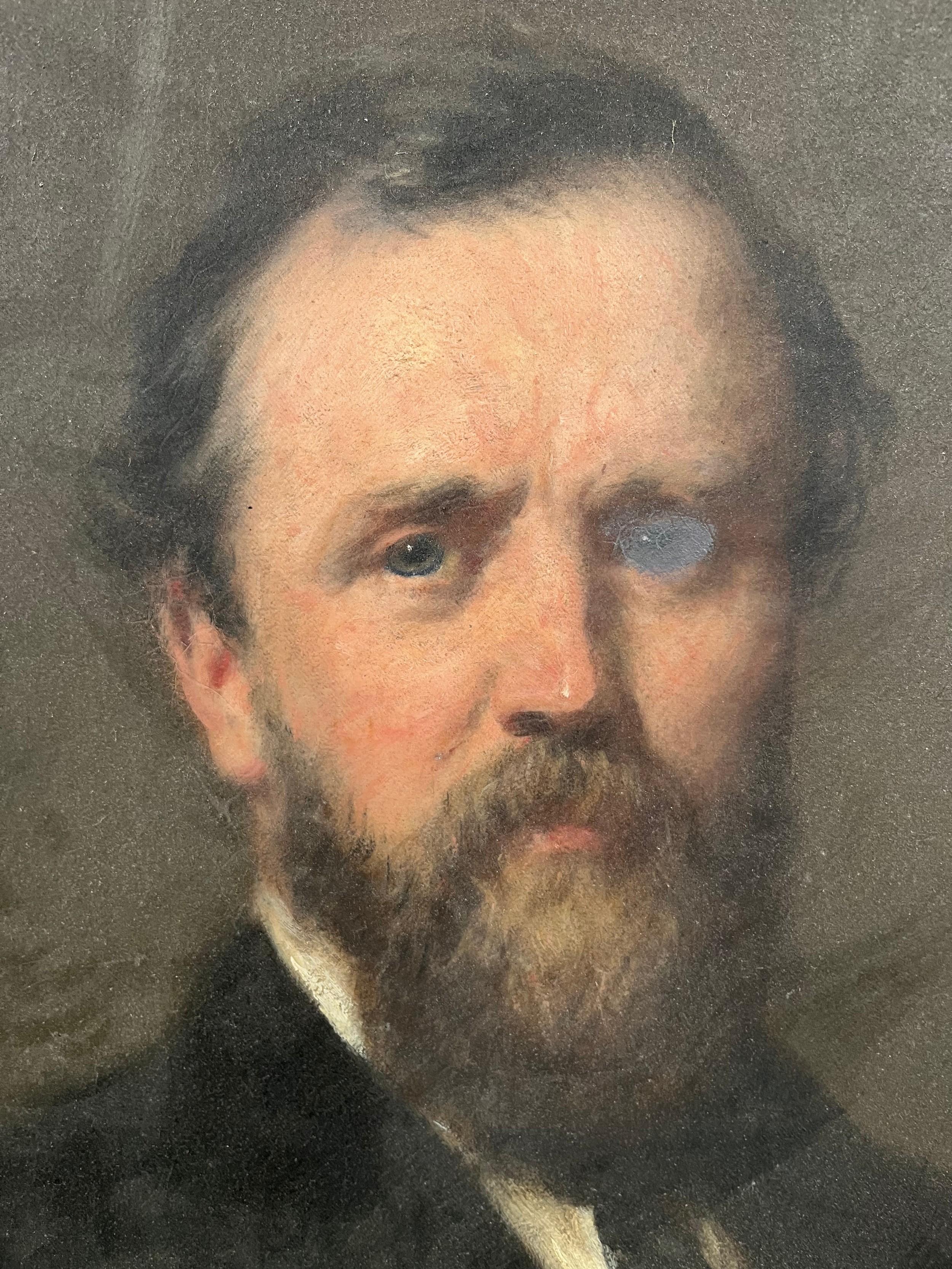 SIR DANIEL MACNEE, PRSA (BRITISH, 1806-1882) 19th century Oil on canvas portrait of a gentleman. - Image 6 of 10
