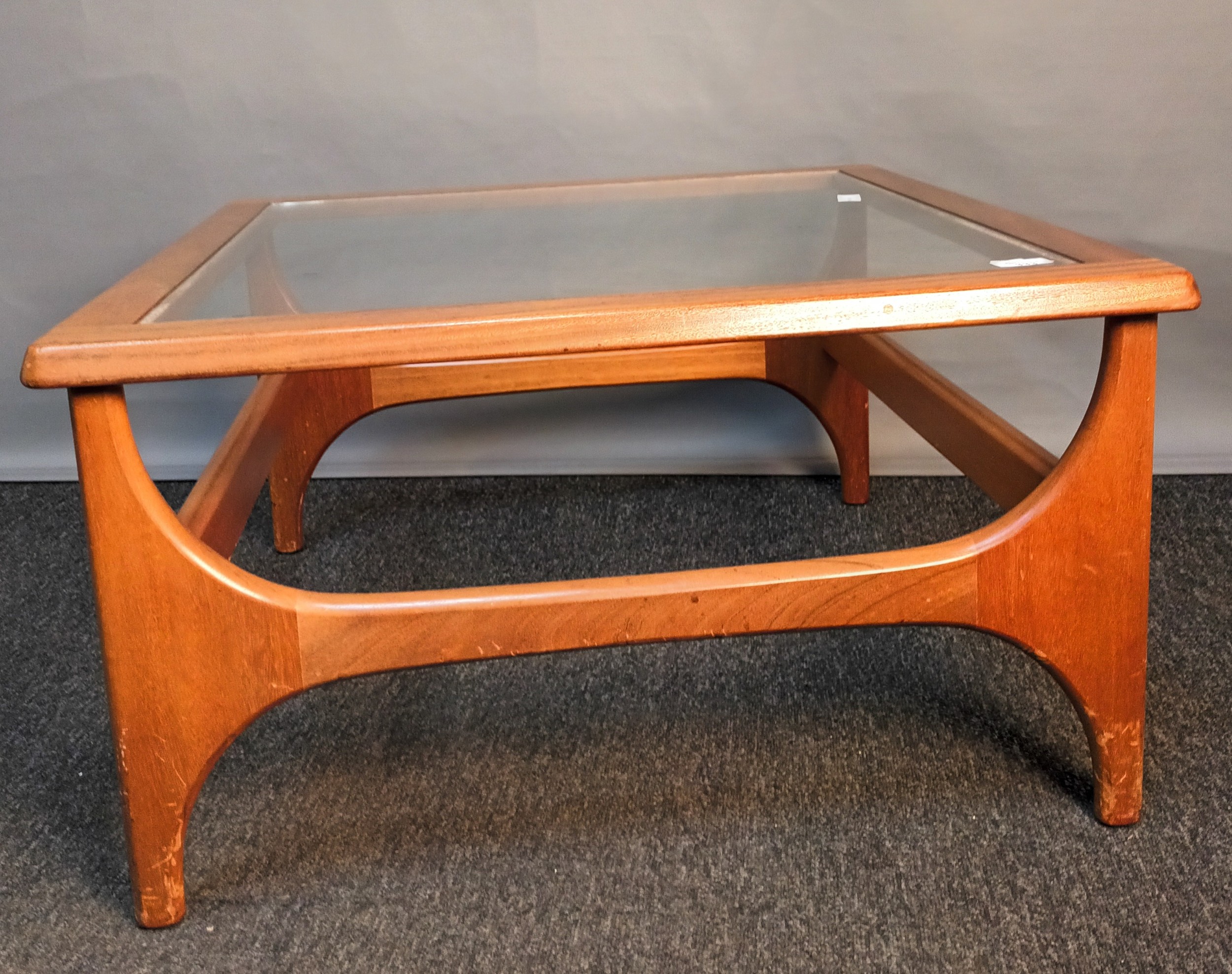 Mid-century teak coffee table [Stateroom][41x75x75cm] - Image 2 of 6
