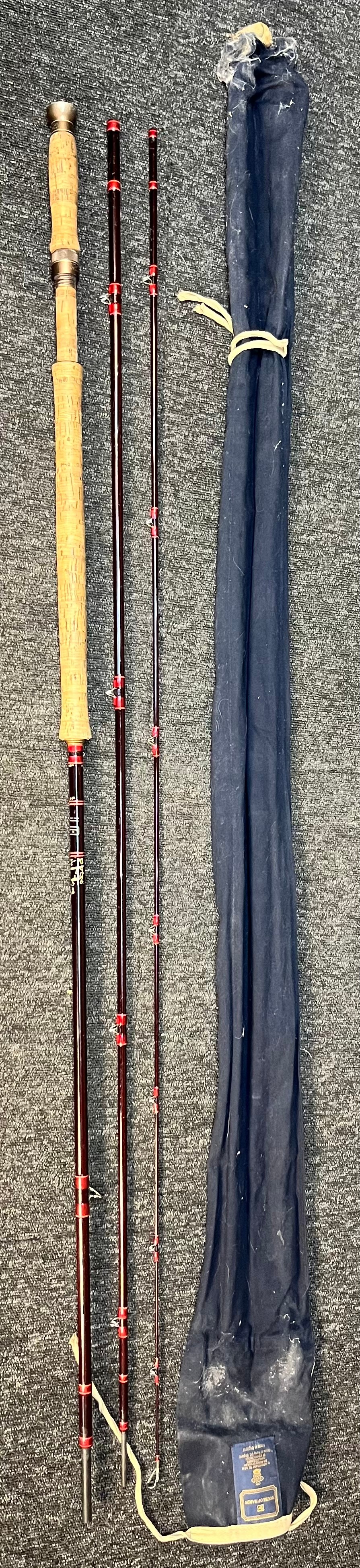 House of Hardy. Hard Bros. No.9 Graphite Salmon Fly De Luxe 13'9' [420cm] Three piece fly rod and