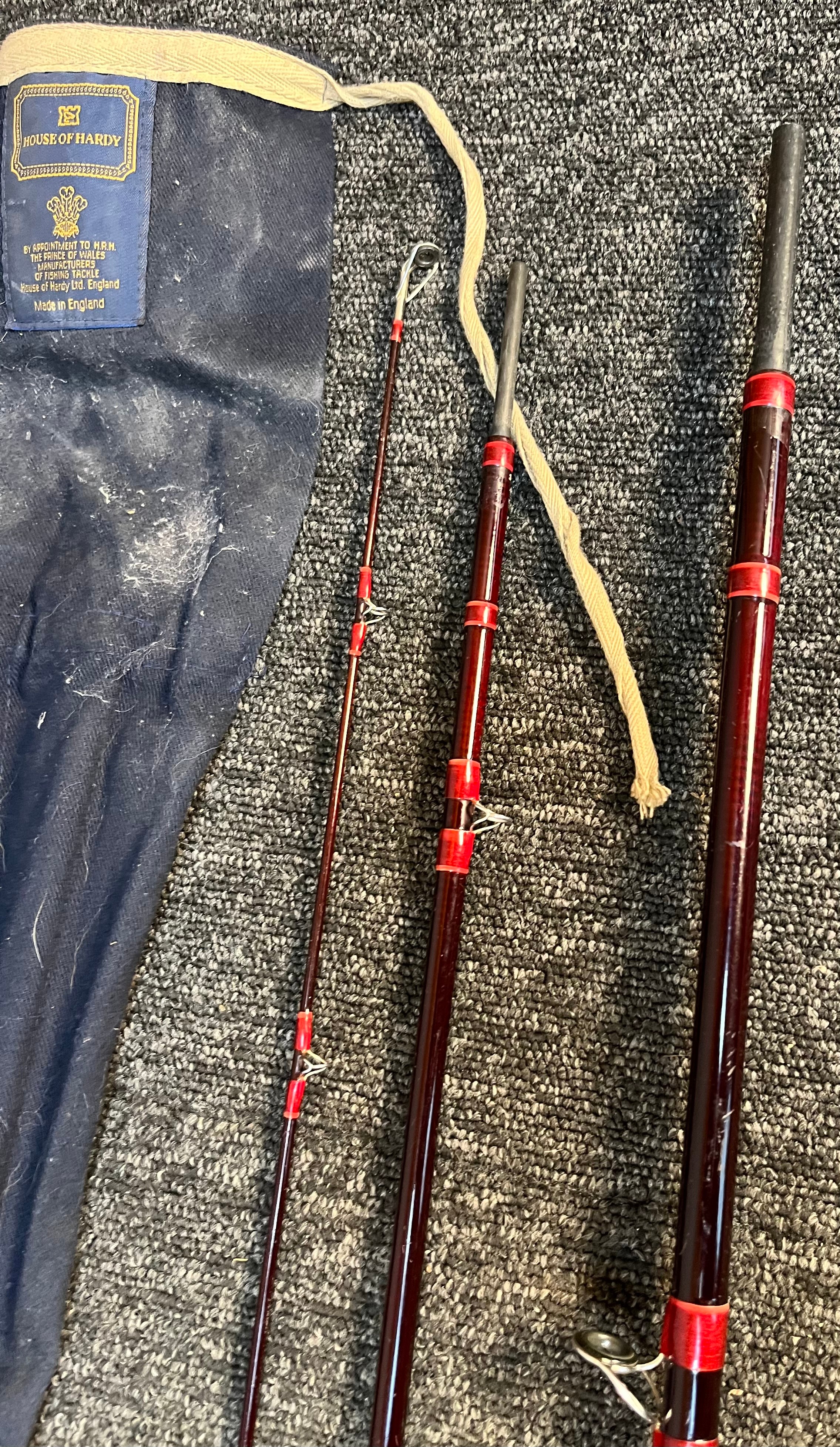 House of Hardy. Hard Bros. No.9 Graphite Salmon Fly De Luxe 13'9' [420cm] Three piece fly rod and - Bild 6 aus 6