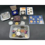 A Quantity of mixed British coinage to include Silver cased crown, ERII Coinage of Great Britain