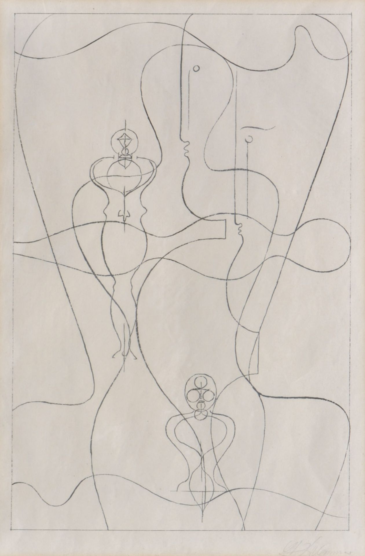 Oskar Schlemmer - Figureplan, 1919/1920