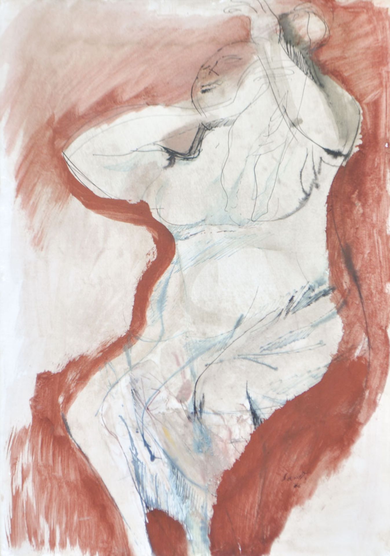 Bruno Saetti - Weibliche Figur, 1966