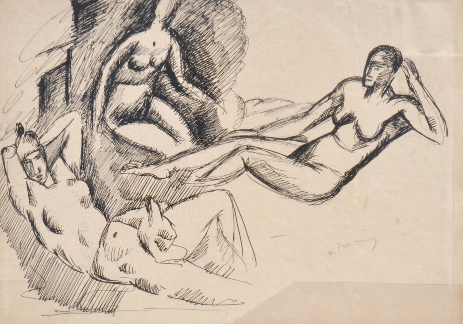 André Derain - Grup de mer, 1938