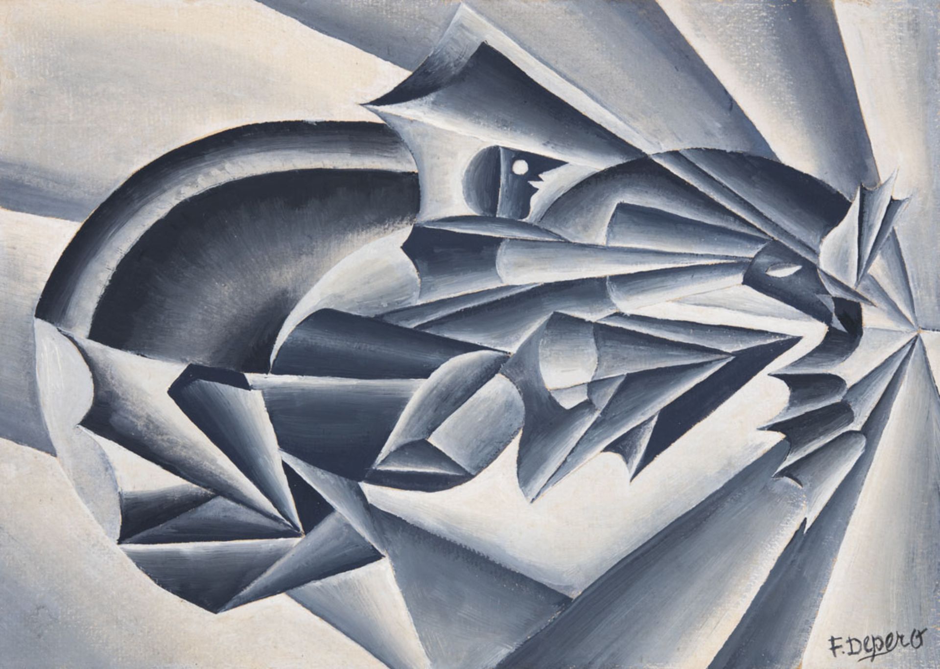 Fortunato Depero - Nitrito in velocità, 1930/31 ca