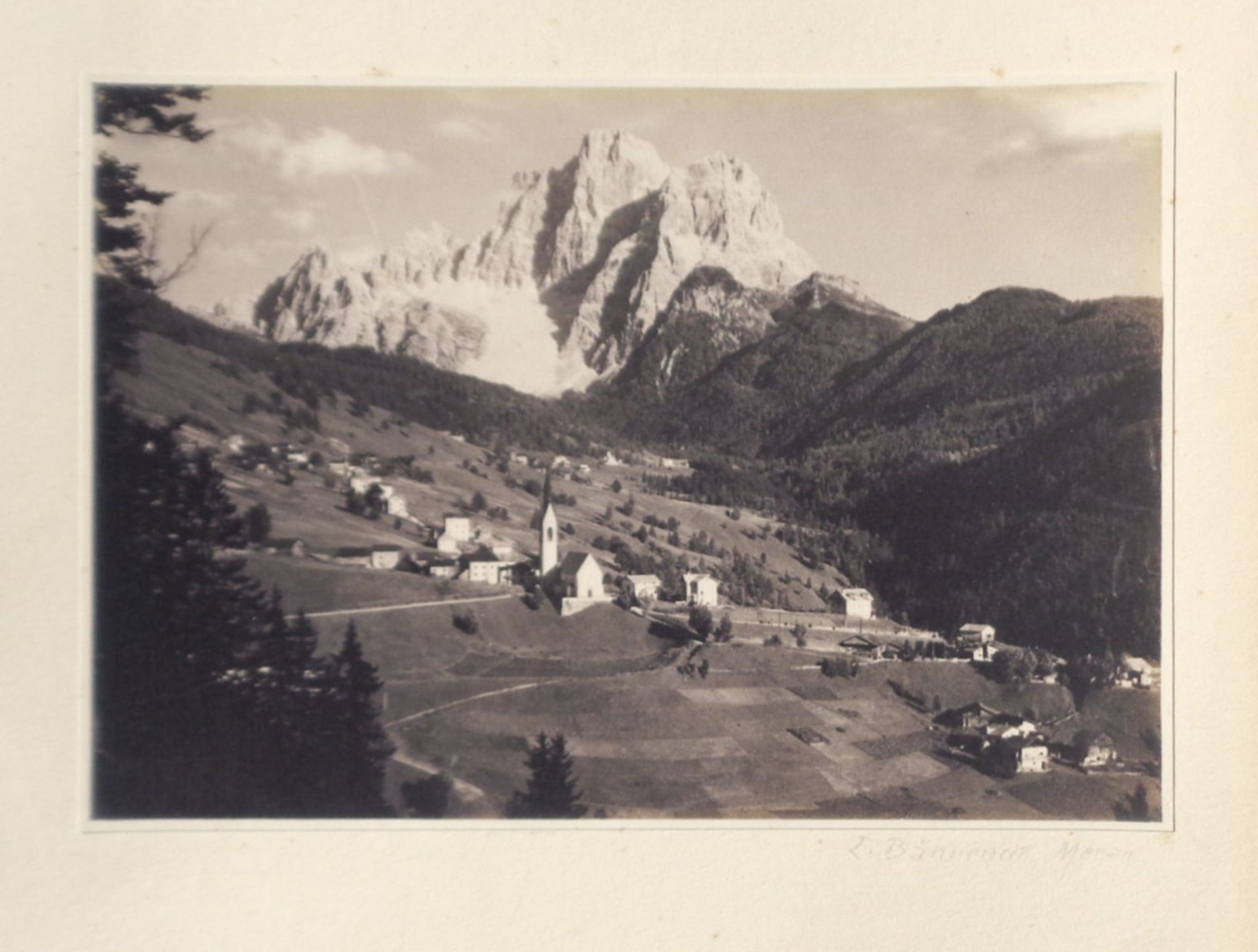 Leo Bährendt - 4 Fotografien mit Südtiroler Motiven, Anfang 20. Jh