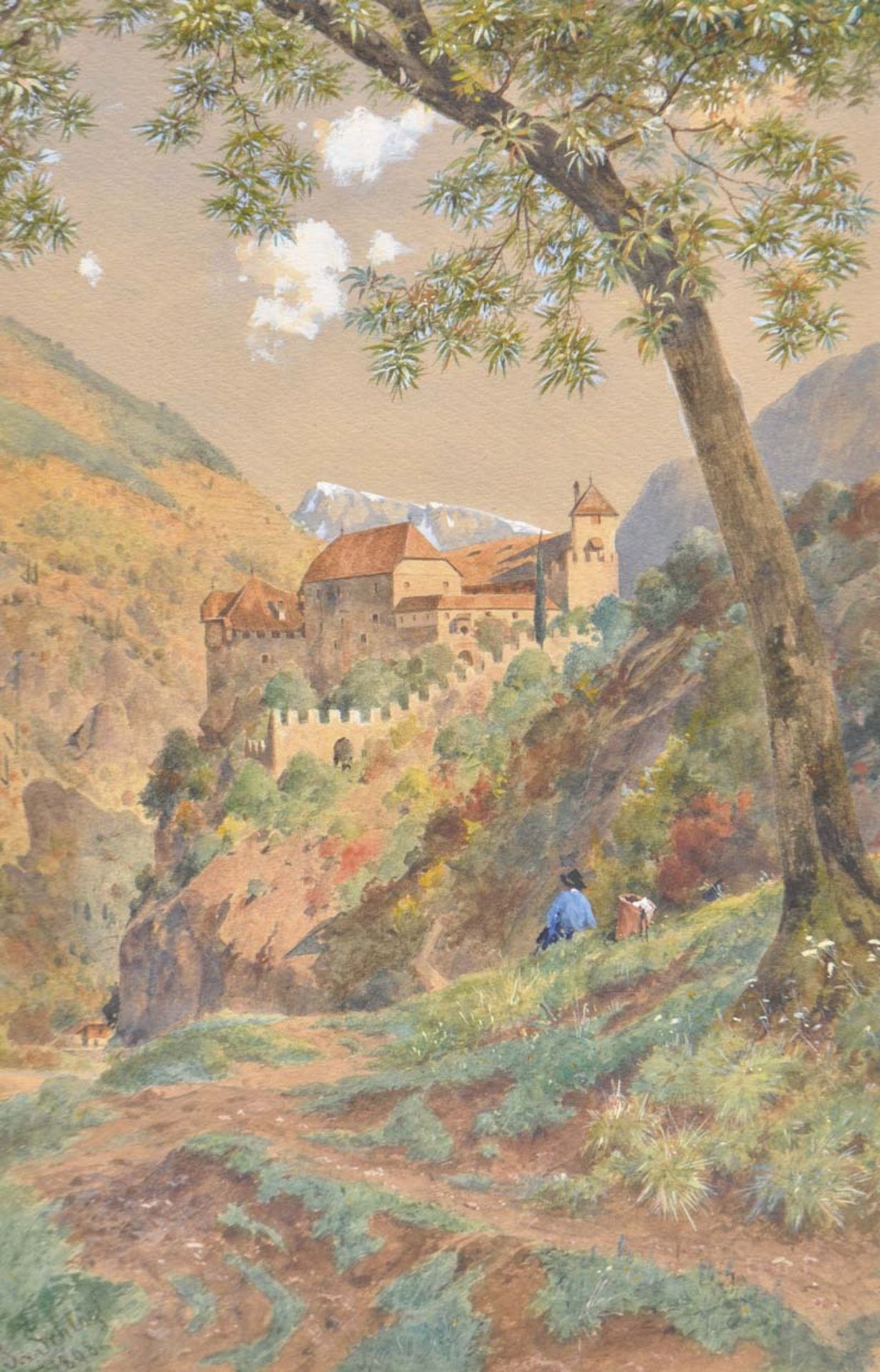 Josef von Schlögl - Schloss Runkelstein bei Bozen, 1898