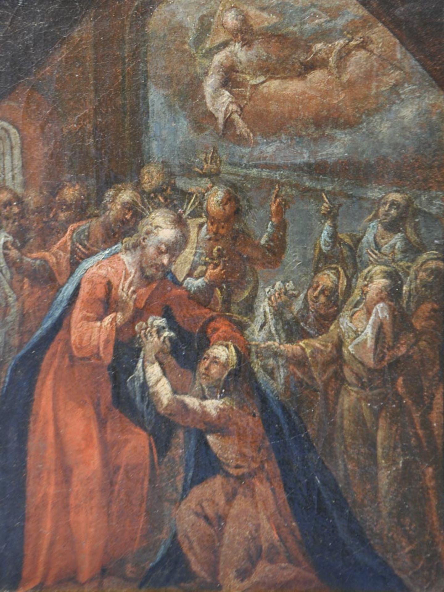 Josef Anton Zoller Umkreis/Cerchia - Jesus und die Sünderin, um 1750