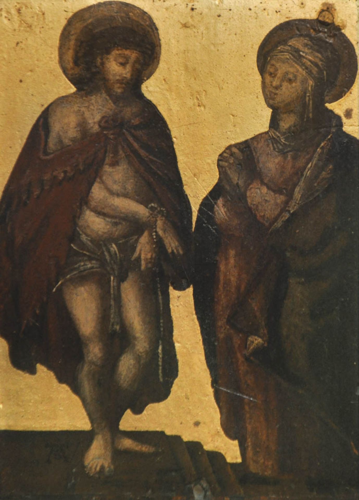 Albrecht Dürer Nachfolger/seguace - Der gefangene Jesus und Maria