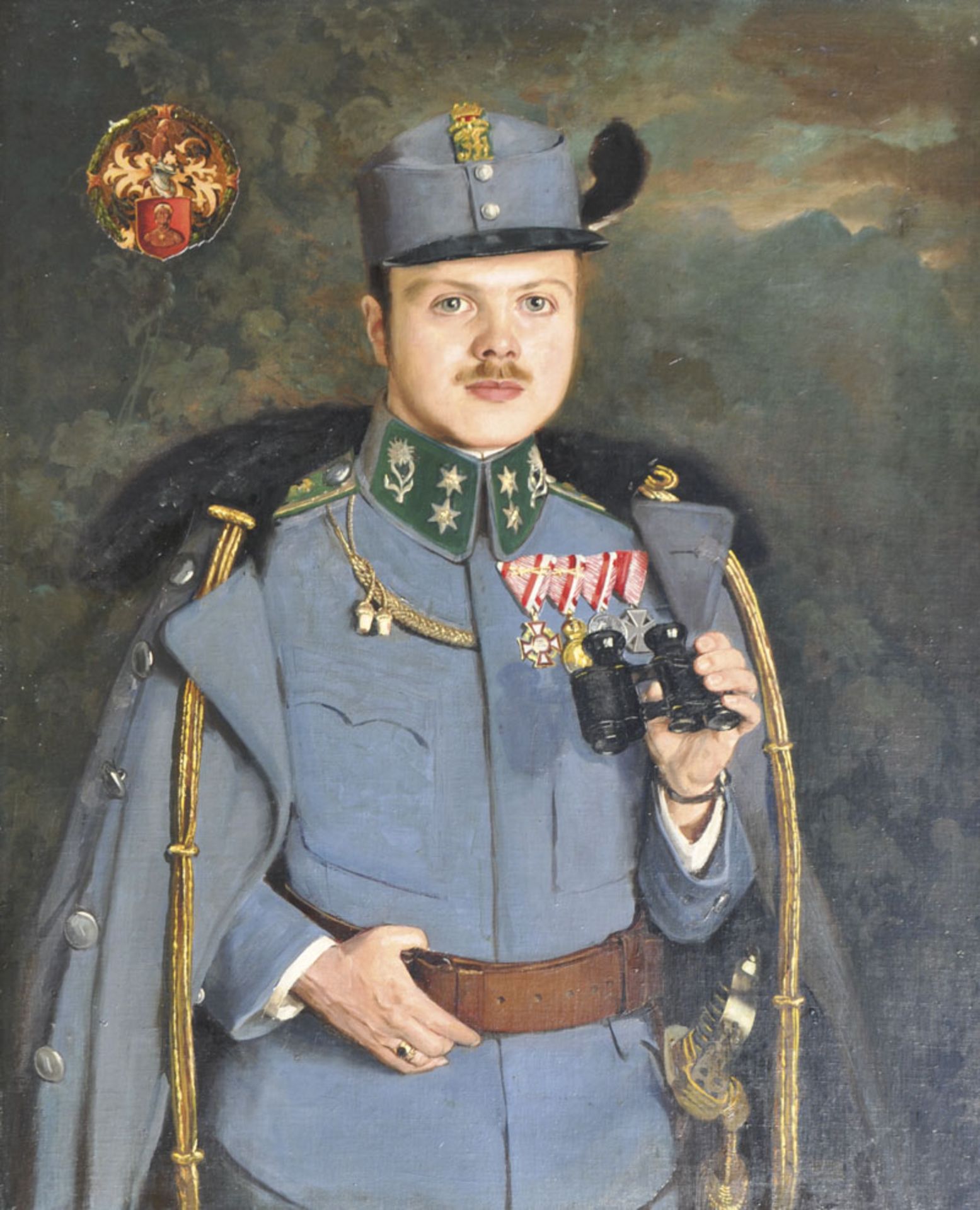 Luigi Ratini - Bildnis Oswald Emil Kob, Bozen, 1918
