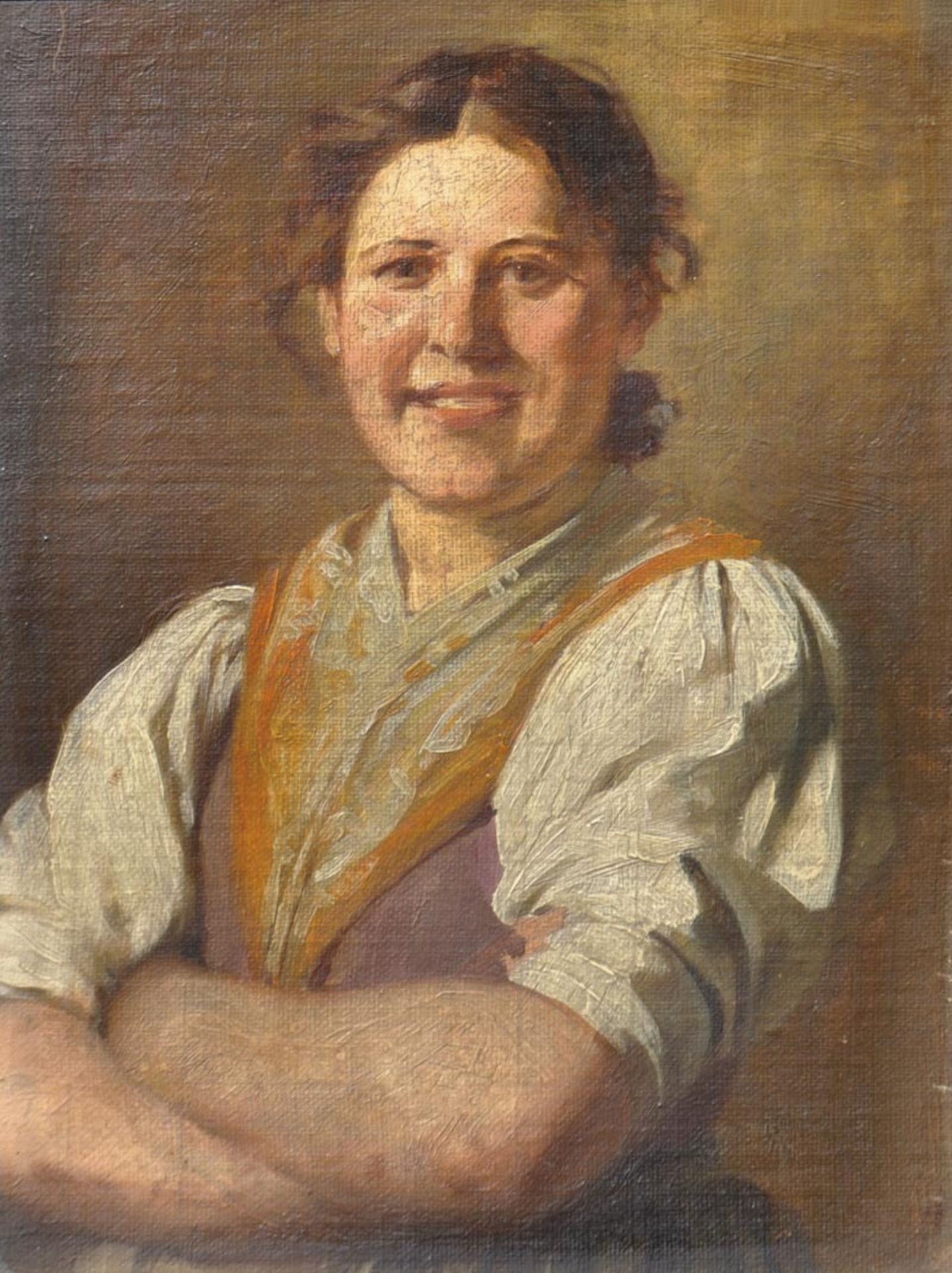 Rudolf Oberstolz - Lachendes Mädchen