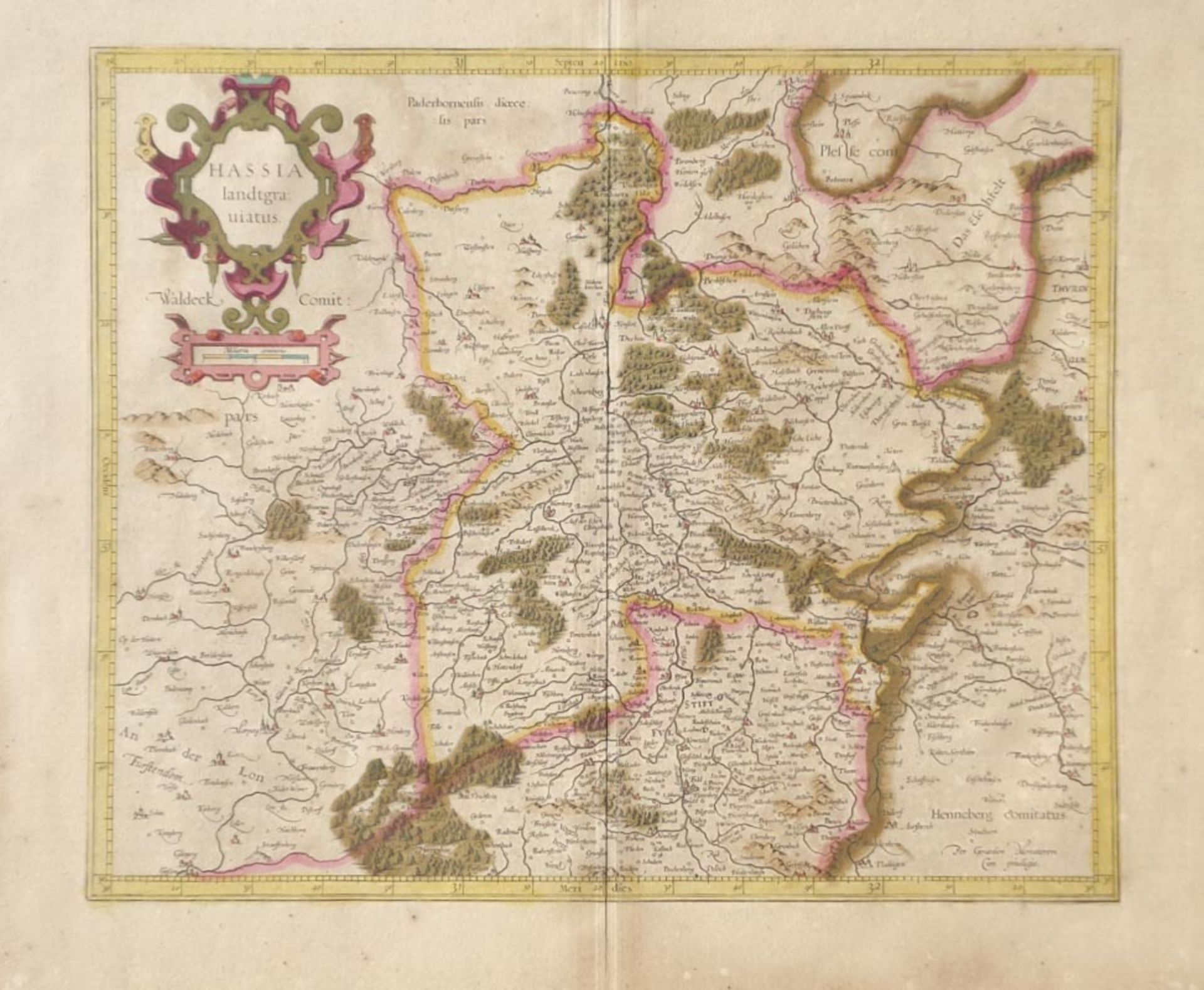 Gerard Mercator - 12 Karten aus 'Atlas sive Cosmographicae Meditatione 1623/1627