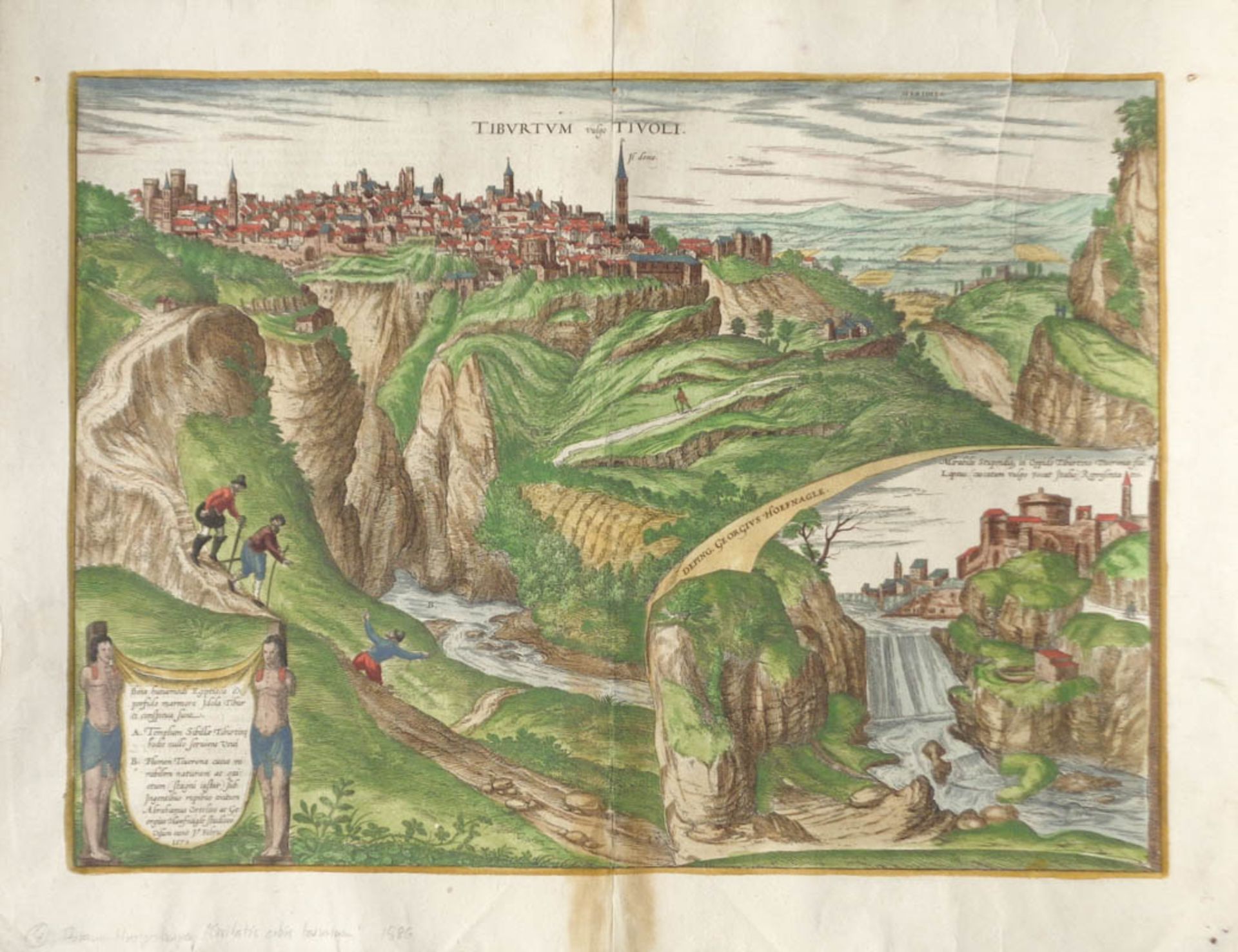 Braun/Hogenberg - Tiburtum vulgo Tivoli, 1578