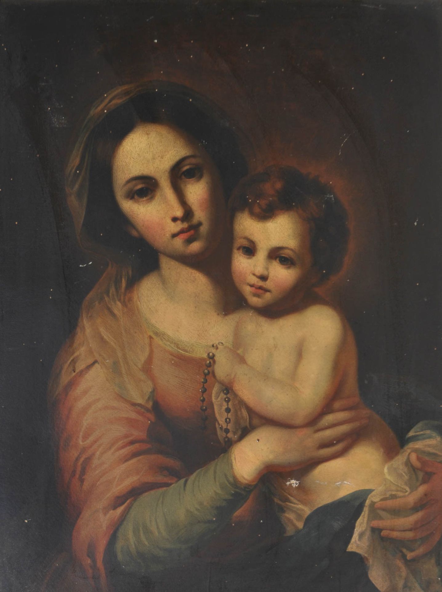 Nach italienischem Barockmaler - Madonna mit Kind