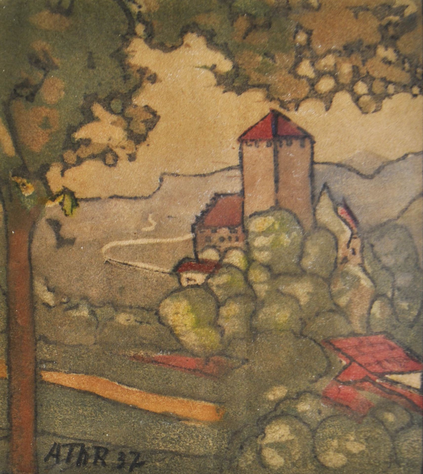 Anton Theodor Röggla - Schloss Tirol, 1937