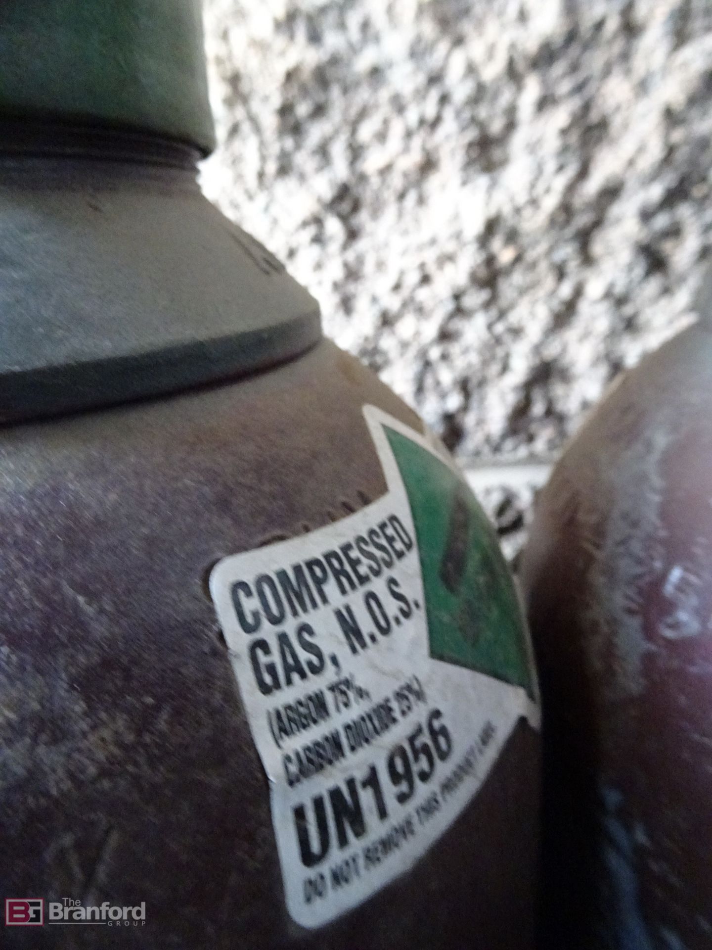 (4) Canisters Airgas UN1956, Compressed Gas - Image 2 of 2