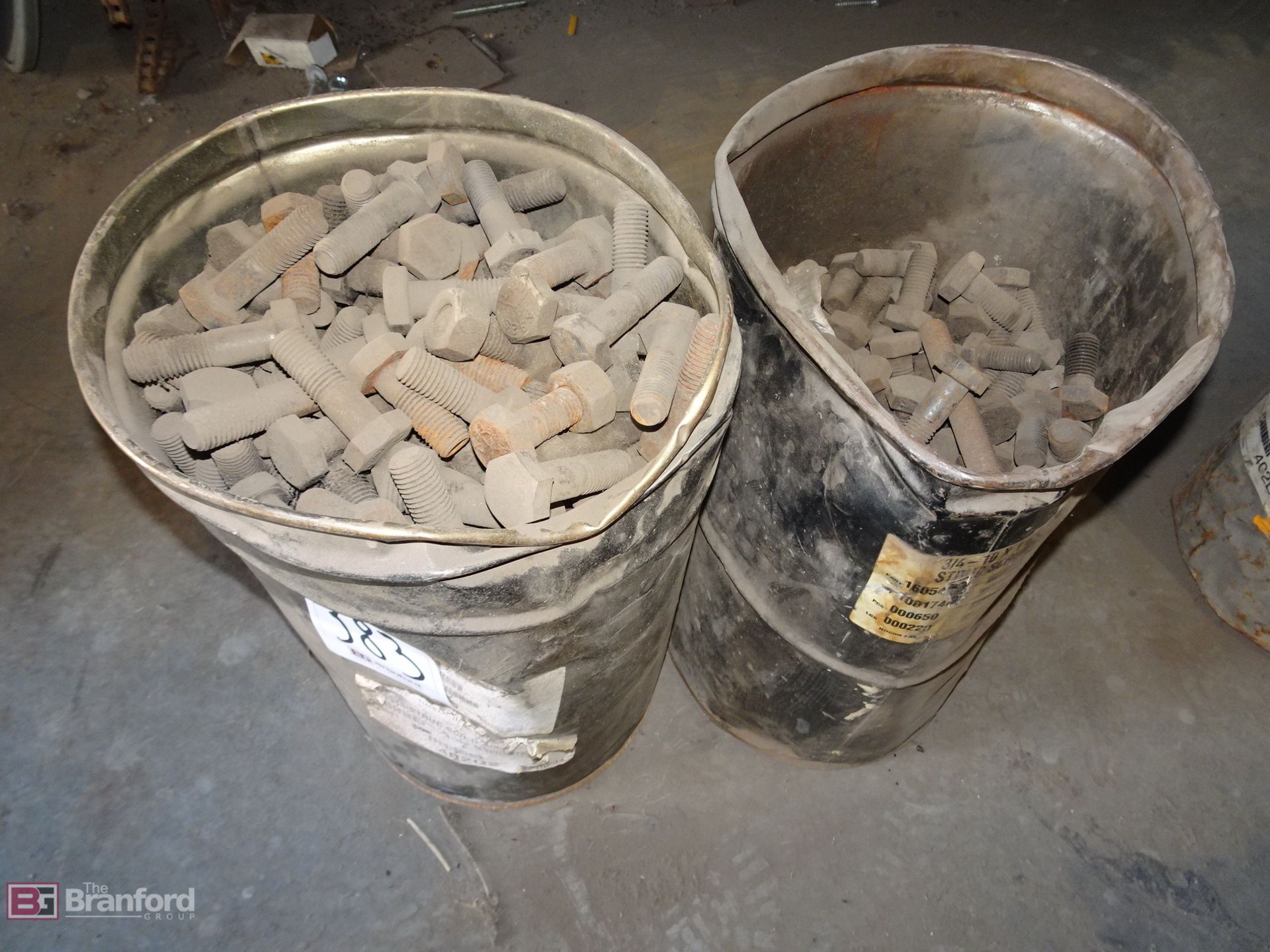 (2) Buckets of Hex Bolts