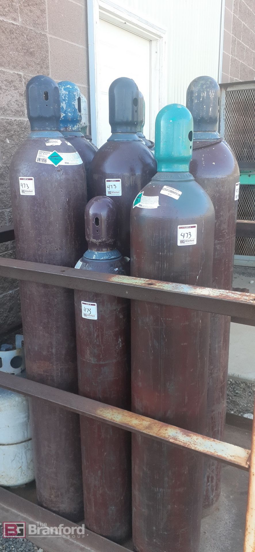 (6) Compressed Gas Canisters (Empty)