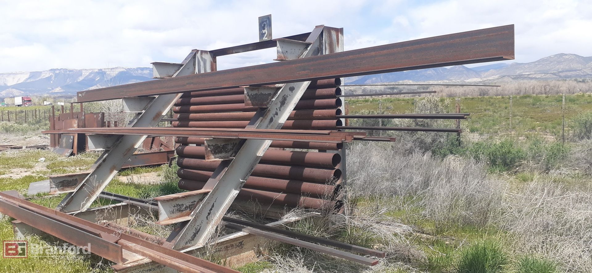 Rack of Angle, Bar Steel Stock - Image 7 of 7