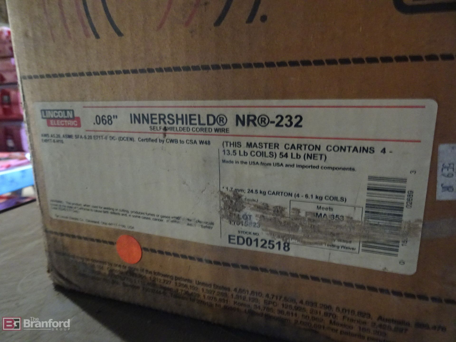 Lincoln Electric .068" Innershield NR-232 - Image 2 of 2
