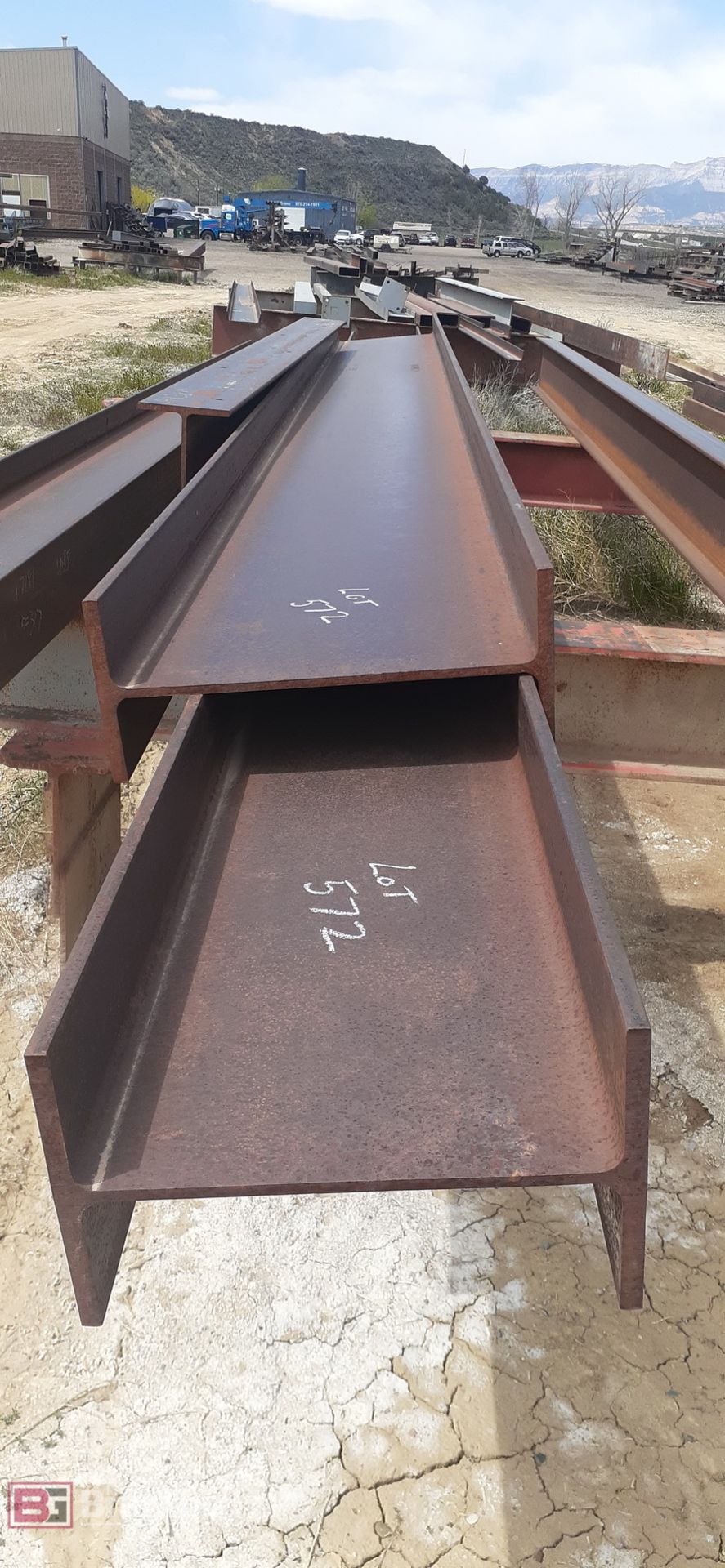 (3) Steel I-Beams - Image 2 of 3