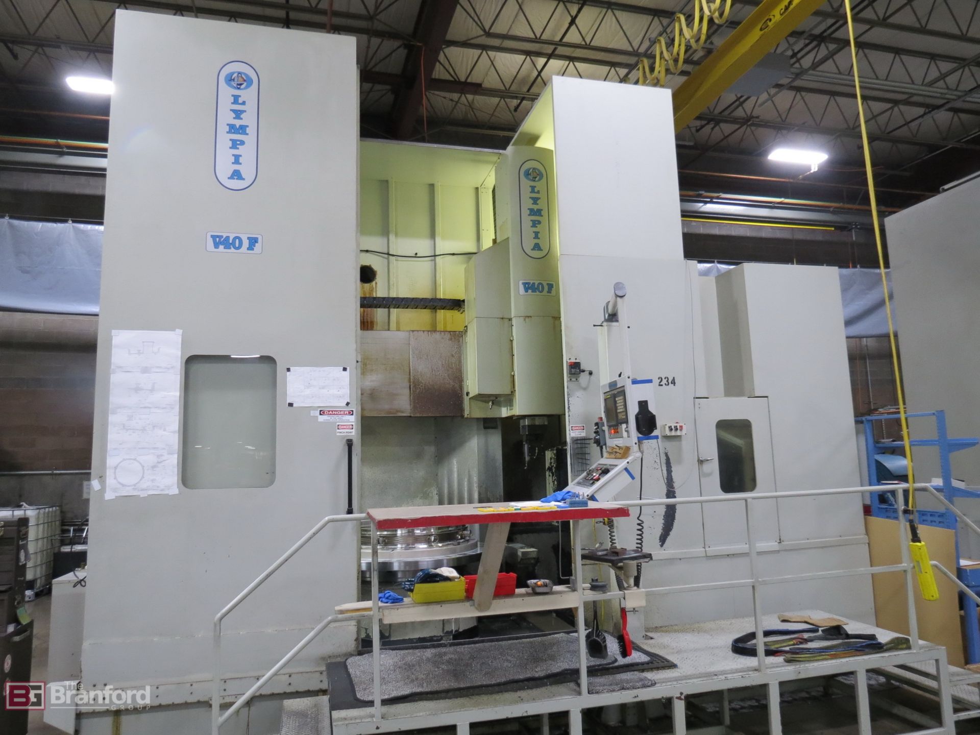 Olympia V40-PF CNC Vertical Turning Center - Image 9 of 16