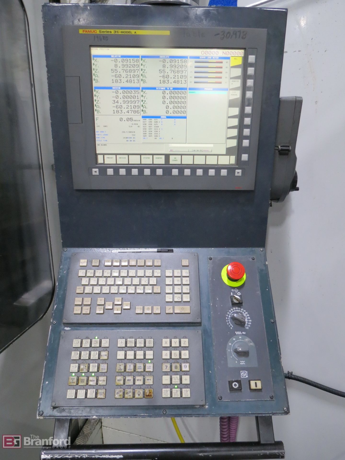 Parpas THS 120 TILT 5-Axis CNC Vertical Machining Center - Image 16 of 30