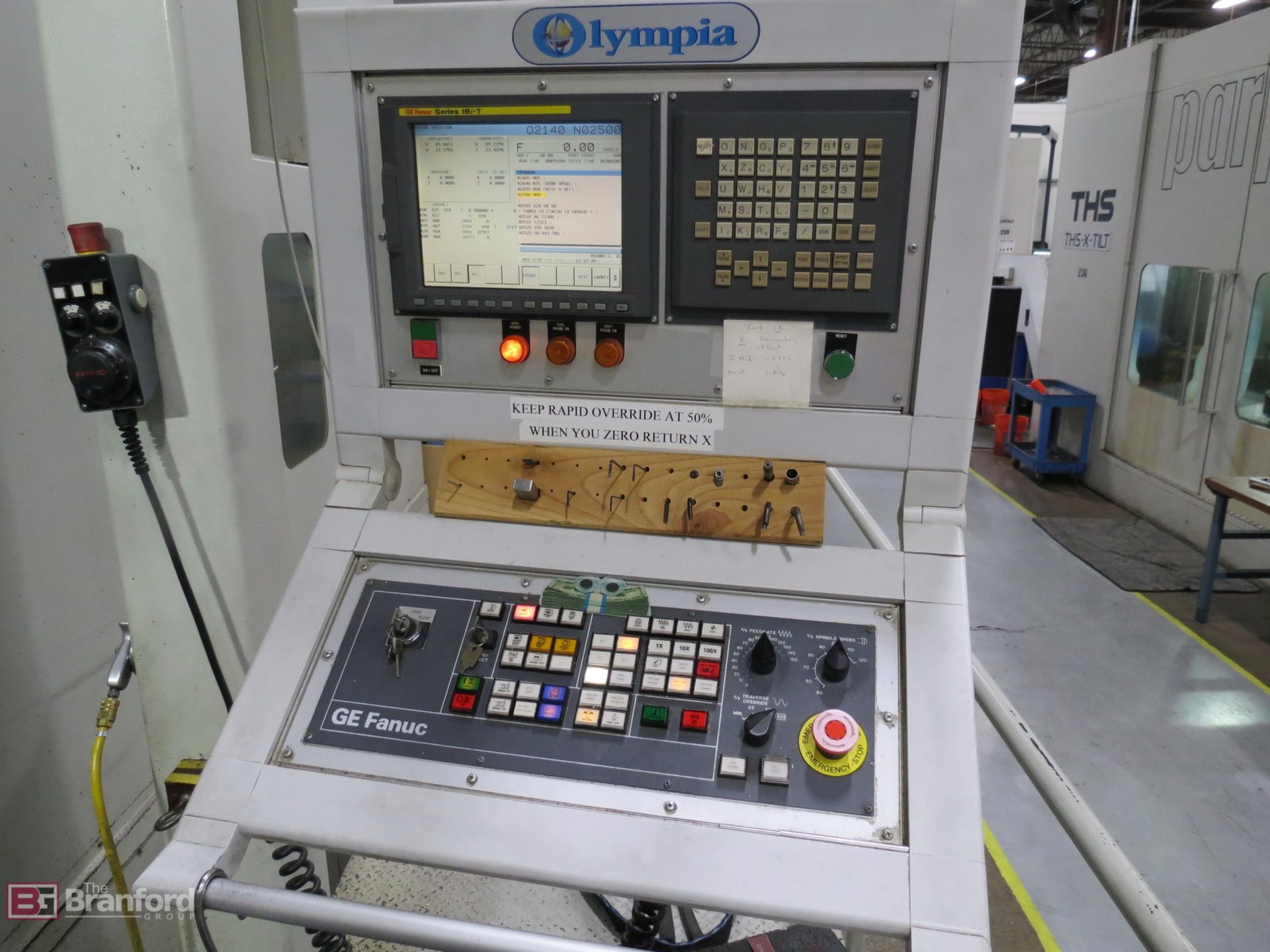 Olympia V40-PF CNC Vertical Turning Center - Image 3 of 16