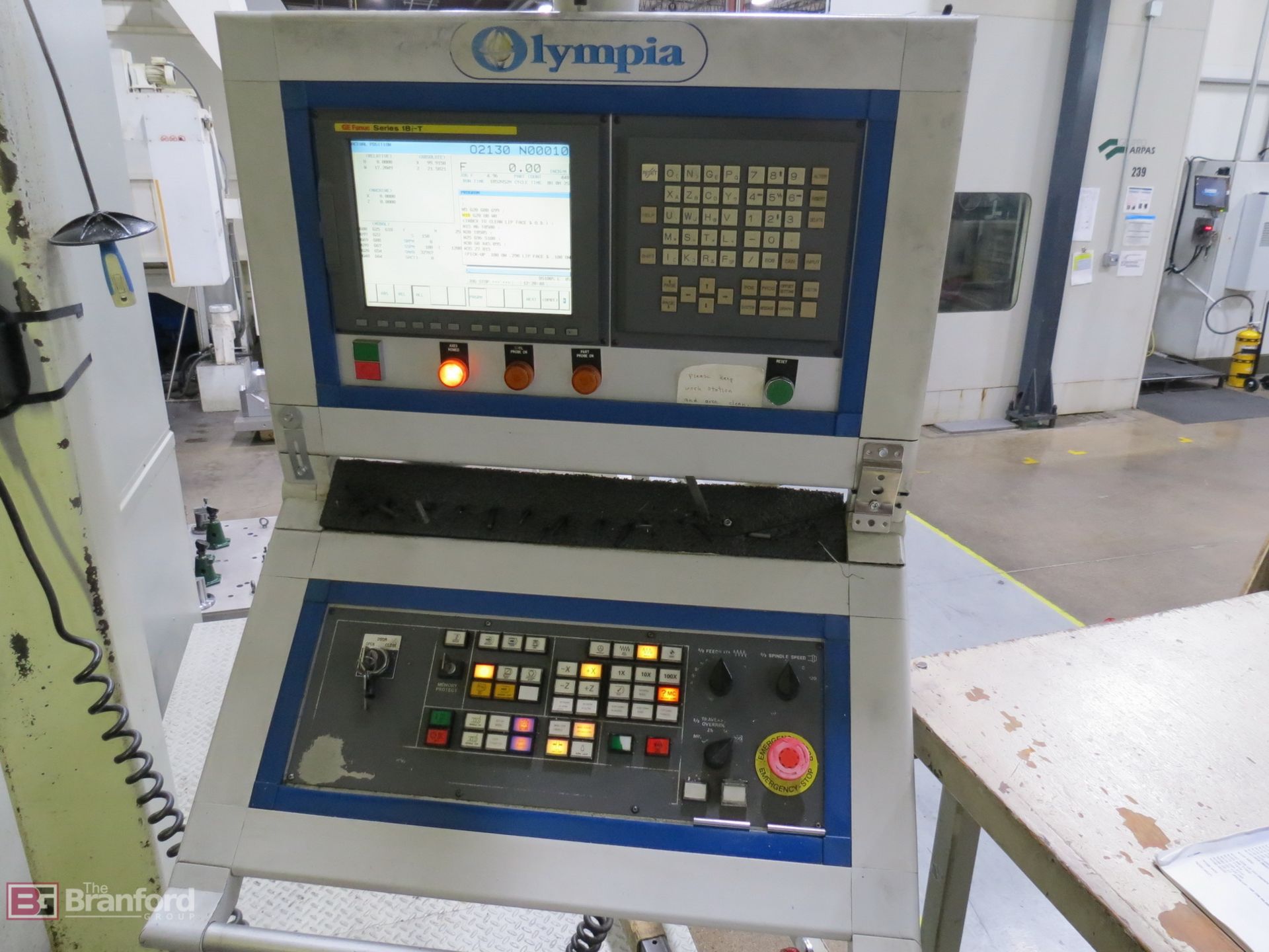 Olympia V40-PF CNC Vertical Turning Center - Image 3 of 16