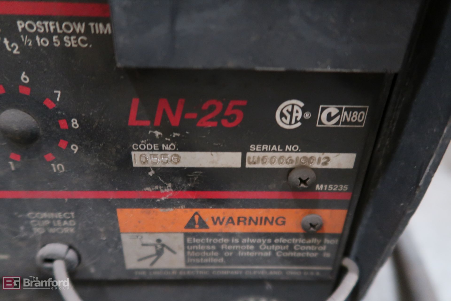 Lincoln Electric LN-25 DC Arc Welder - Image 3 of 3