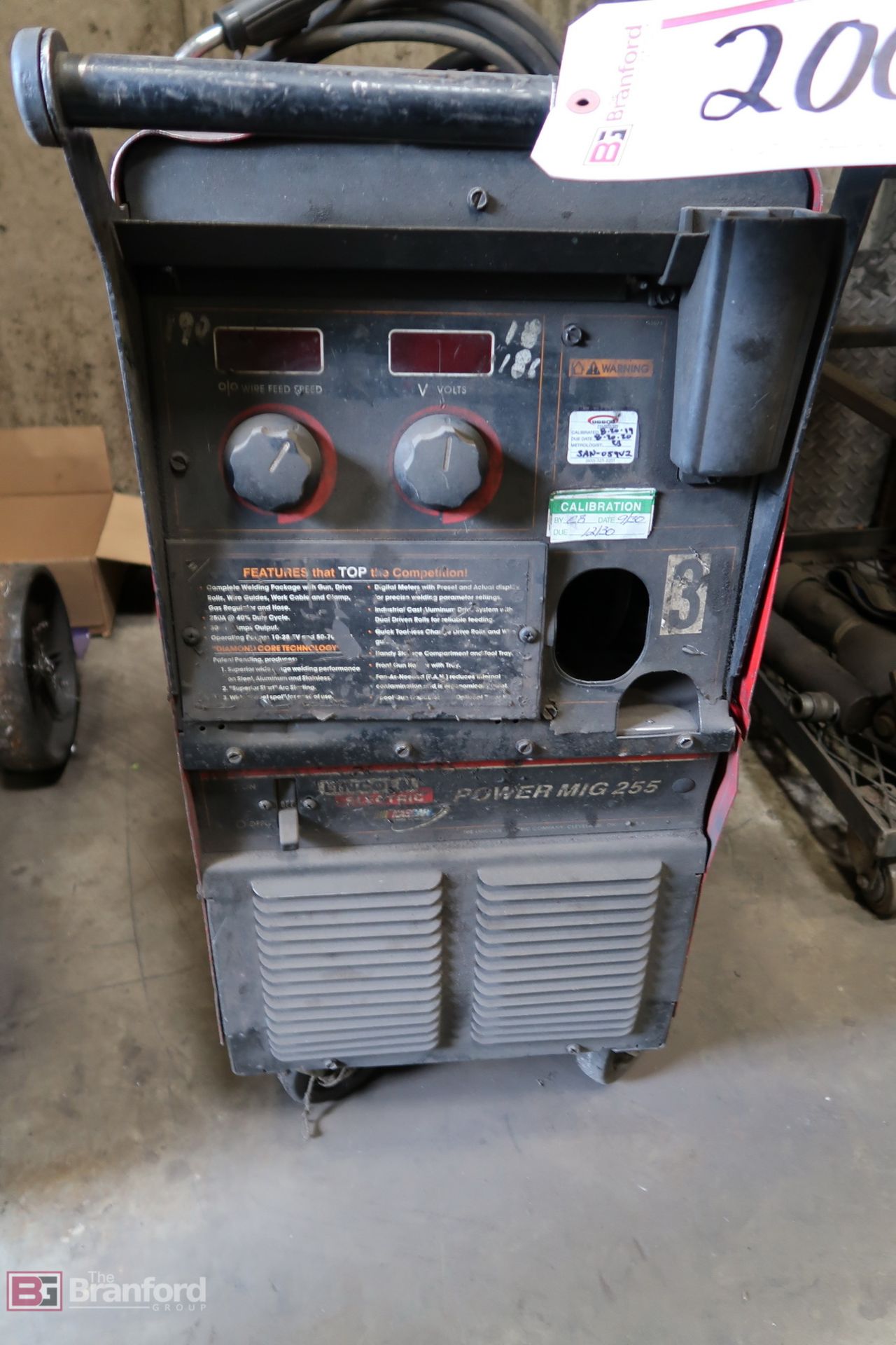 Lincoln Power Mig 255 Mig Welder