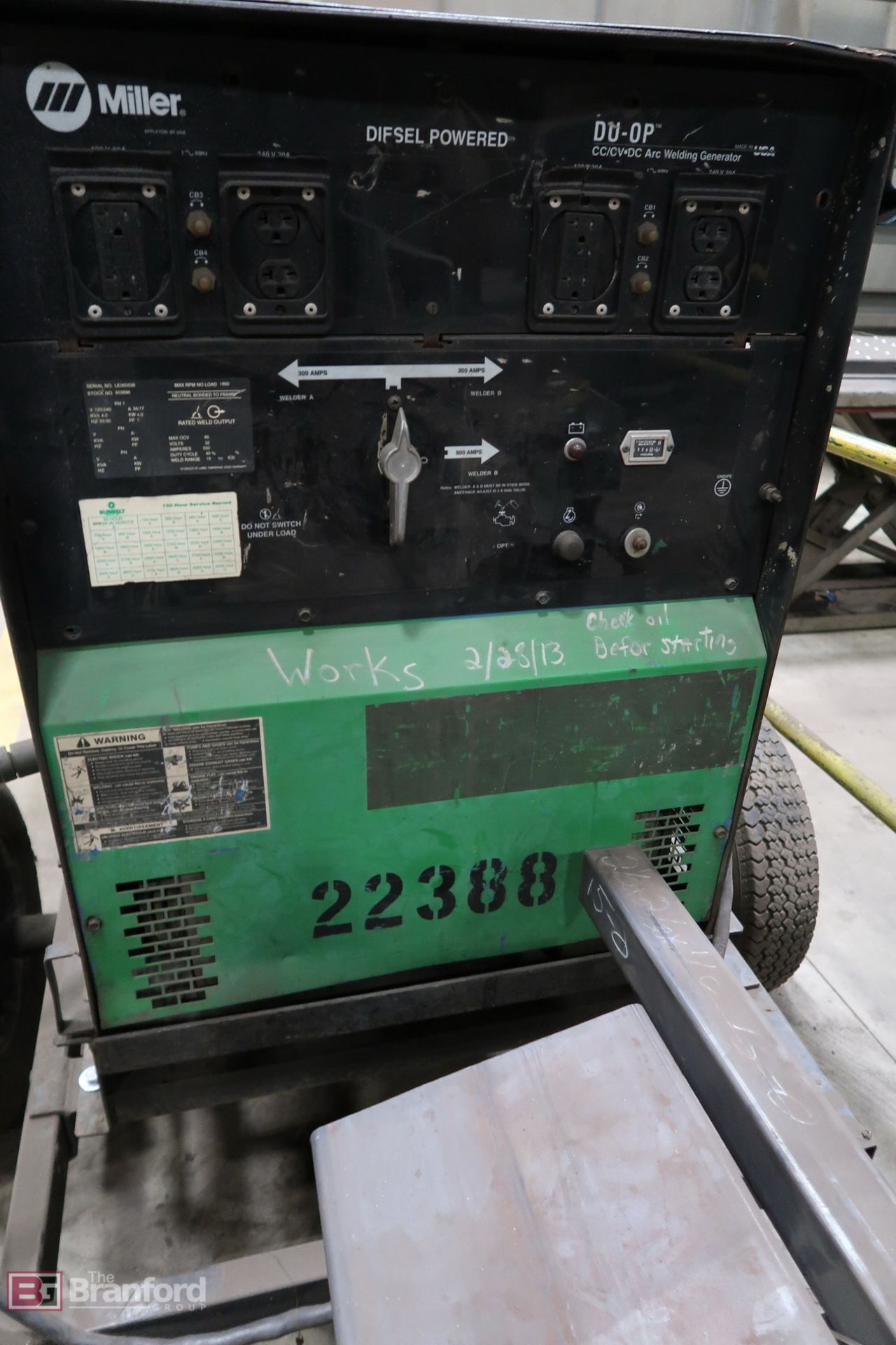 Miller Diesel Powered Dual Welder / Generator - Image 6 of 8