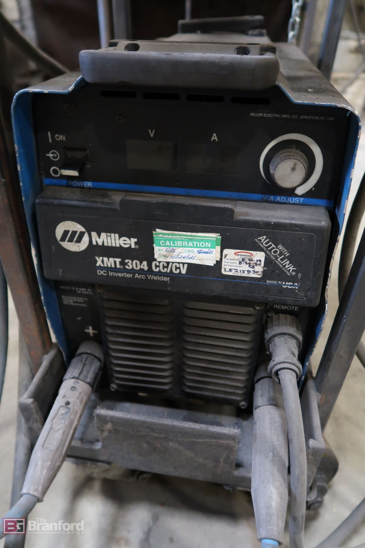 Cart w/ Miller XMT 304 CC/CV DC Inverter Arc Welder - Image 2 of 6