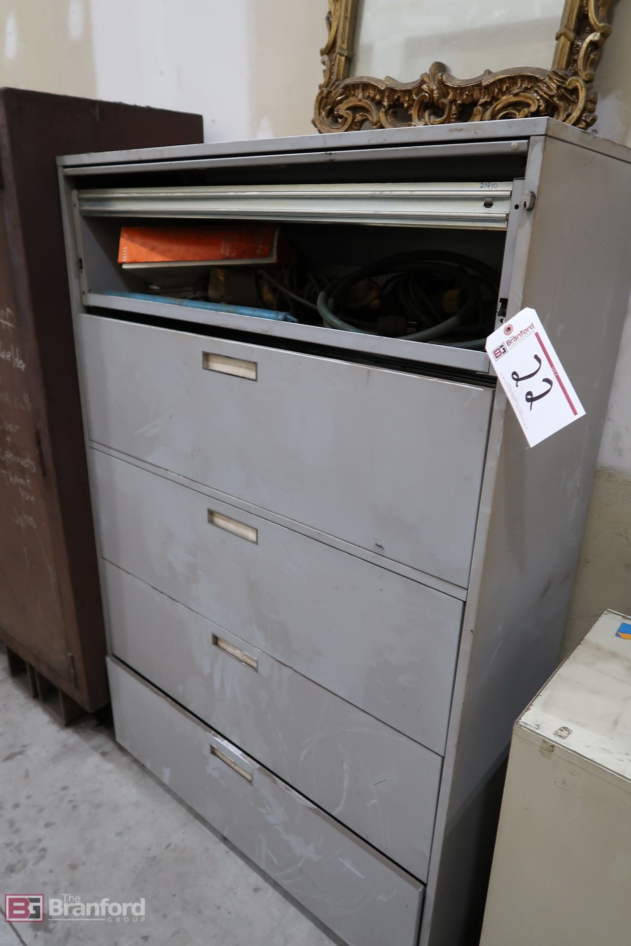 5-Door Filing Cabinet w/ Contents