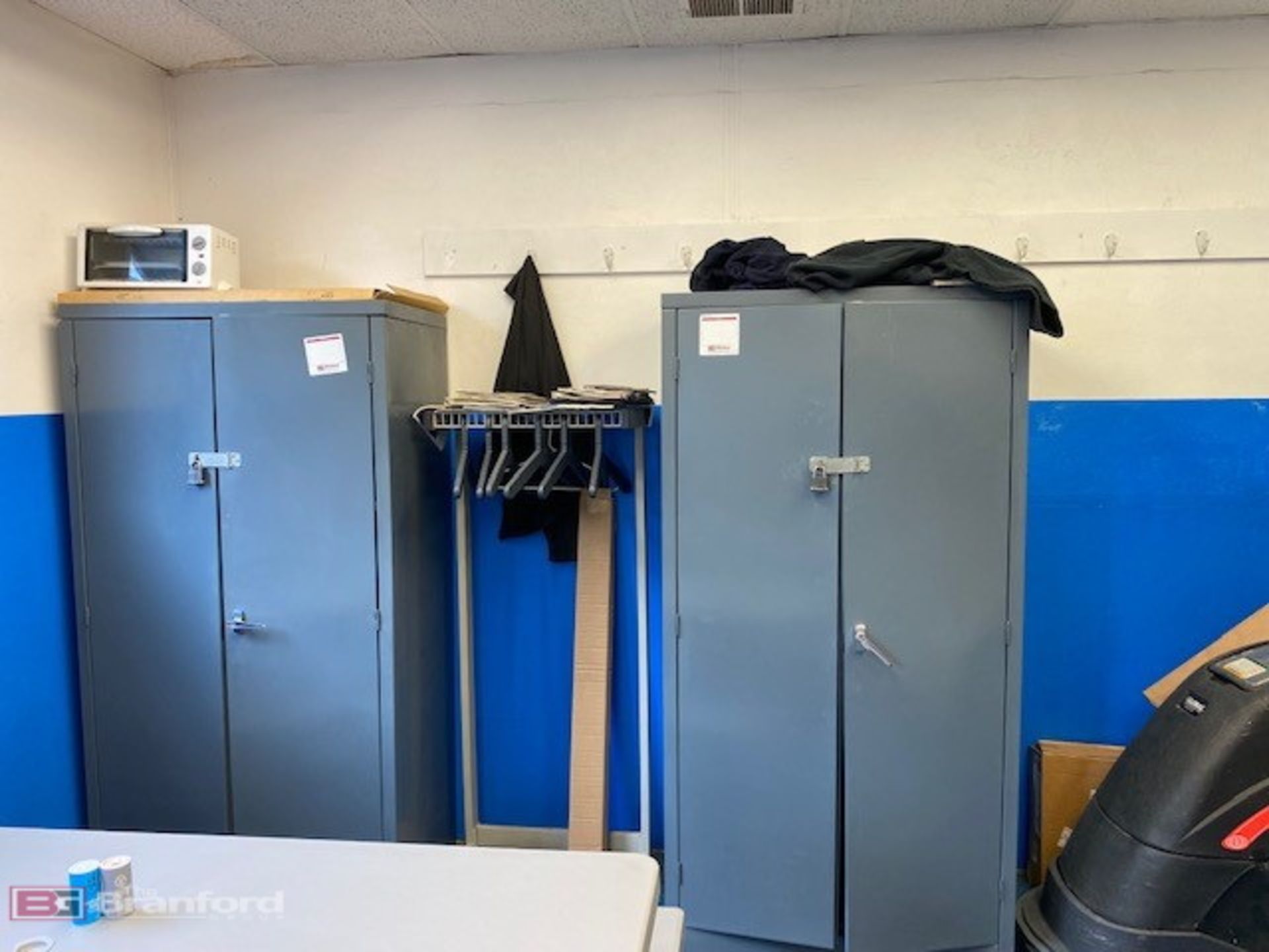 Lot of (2) Grey Metal Storage Cabinets