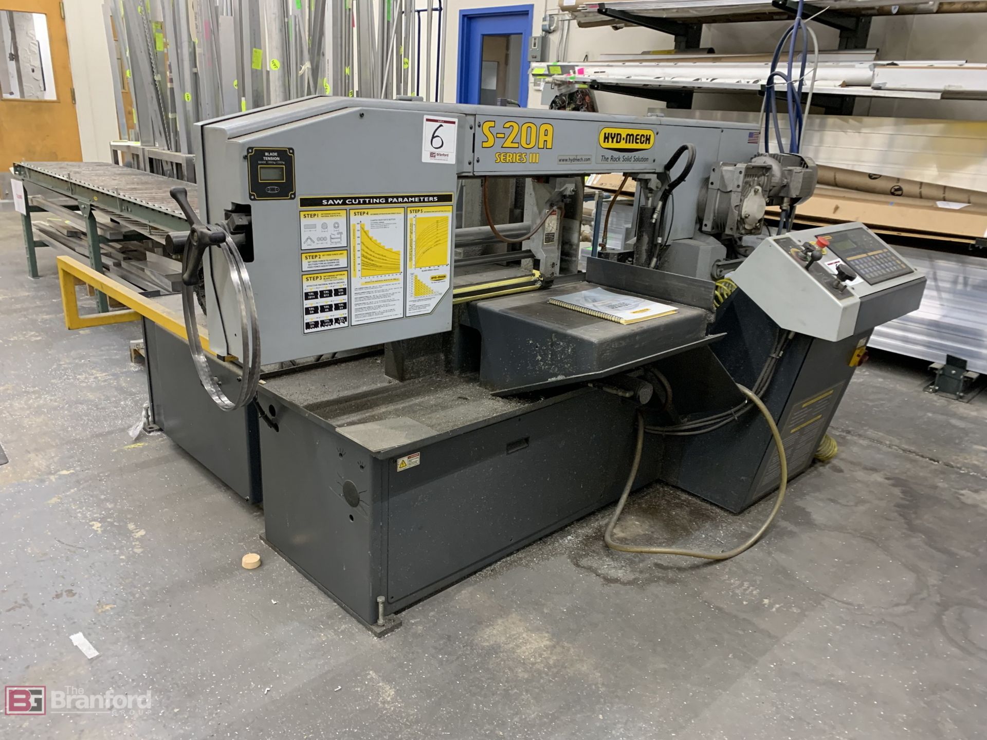 Hyd-Mech Model S-20A Series III Horizontal Band Saw - Image 2 of 12