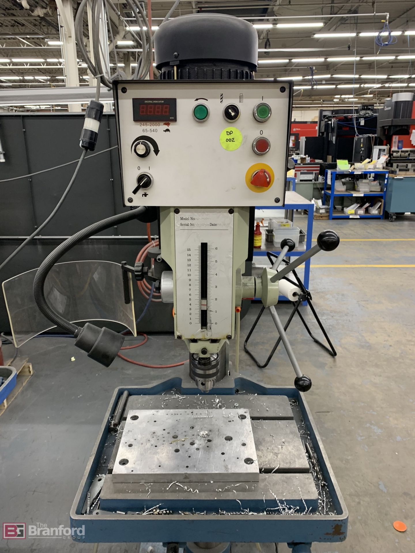 Baileigh Model DP-9206 Vertical Milling Machine - Image 3 of 5