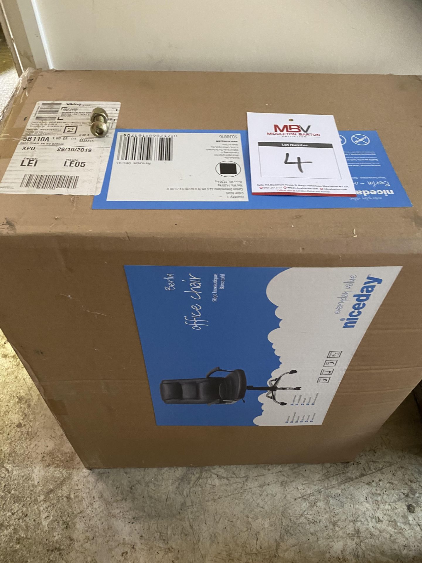 Niceday Berlin Office Chair (boxed as new)